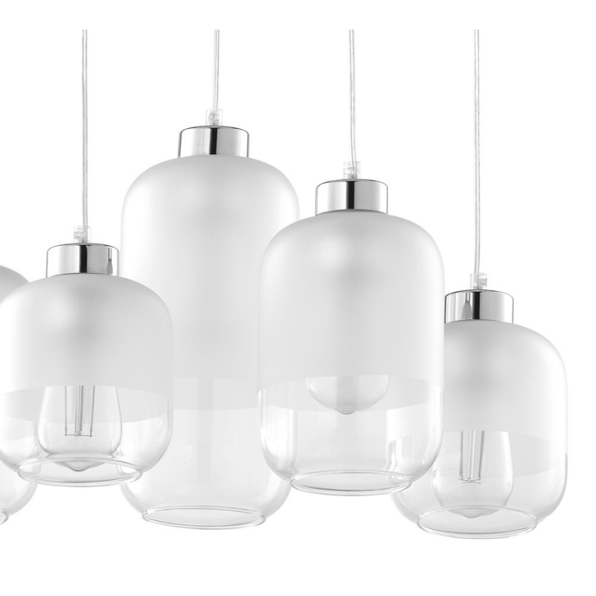 Luster na sajli MARCO 5xE27/60W/230V bijela