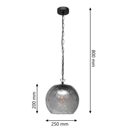 Luster na sajli MARILLA 1xE27/15W/230V