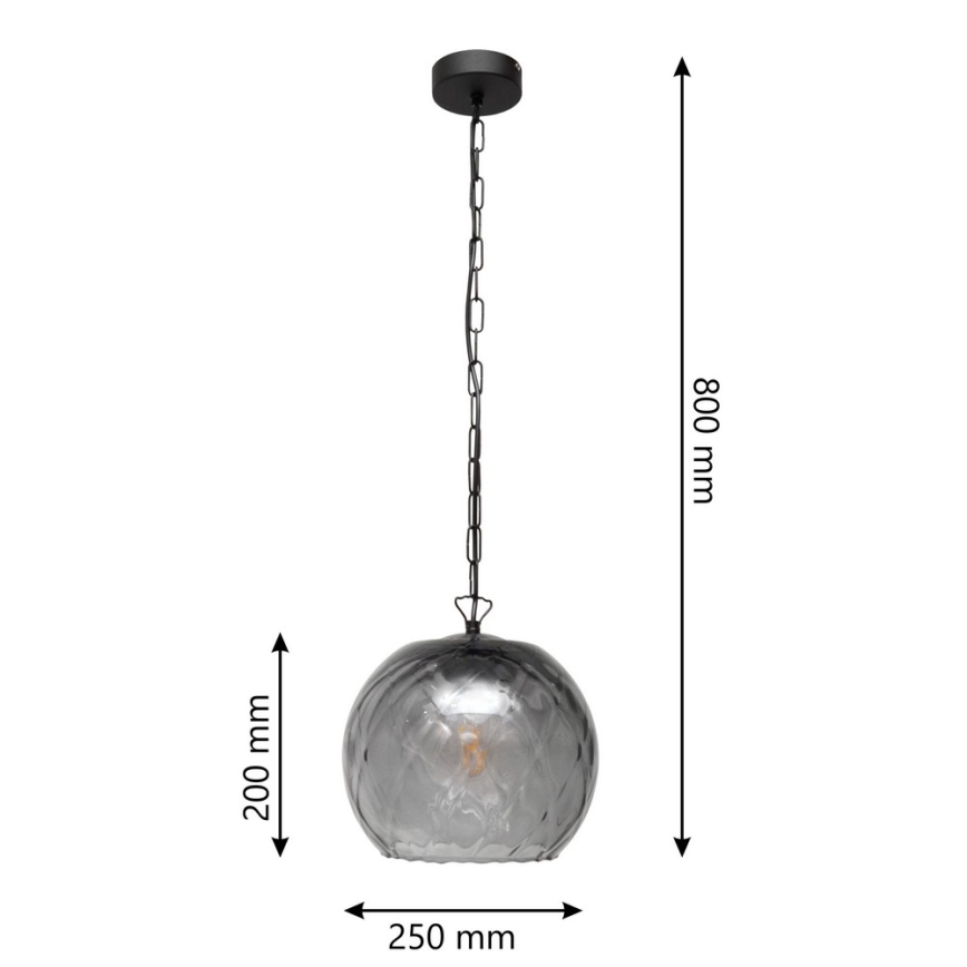 Luster na sajli MARILLA 1xE27/15W/230V