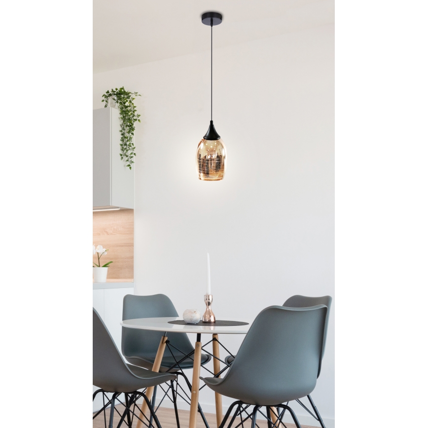 Luster na sajli MARINA 1xE27/60W/230V bakar