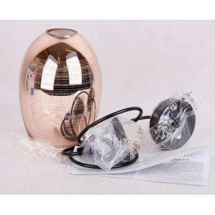 Luster na sajli MARINA 1xE27/60W/230V bakar