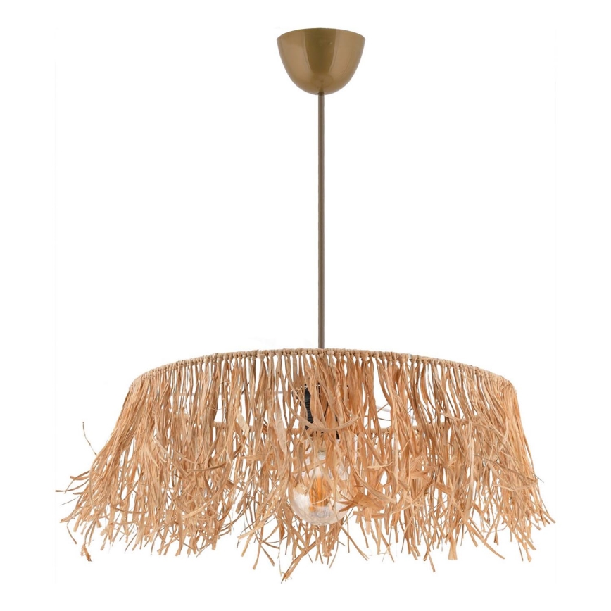 Luster na sajli MARISKA 1xE27/40W/230V rafija