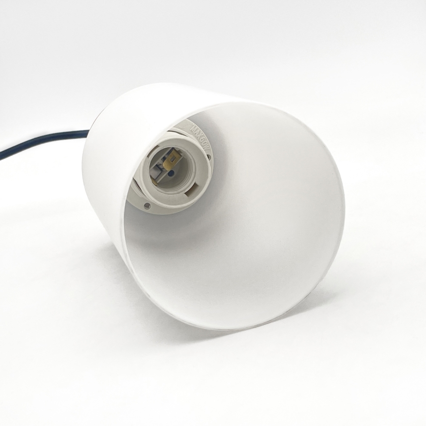 Luster na sajli MARKUS 1xE27/15W/230V crna/hrast