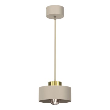 Luster na sajli MARTI 1xE27/15W/230V bež/zlatna