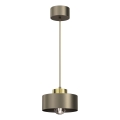 Luster na sajli MARTI 1xE27/15W/230V mesing/zlatna