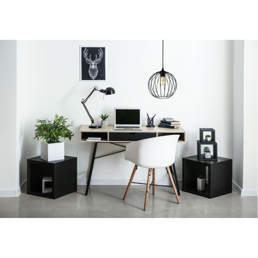 Luster na sajli MATT 1xE27/60W/230V