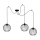 Luster na sajli MATT 3xE27/60W/230V pauk