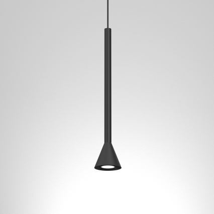 Luster na sajli MAZZO 1xGU10/8W/230V crna