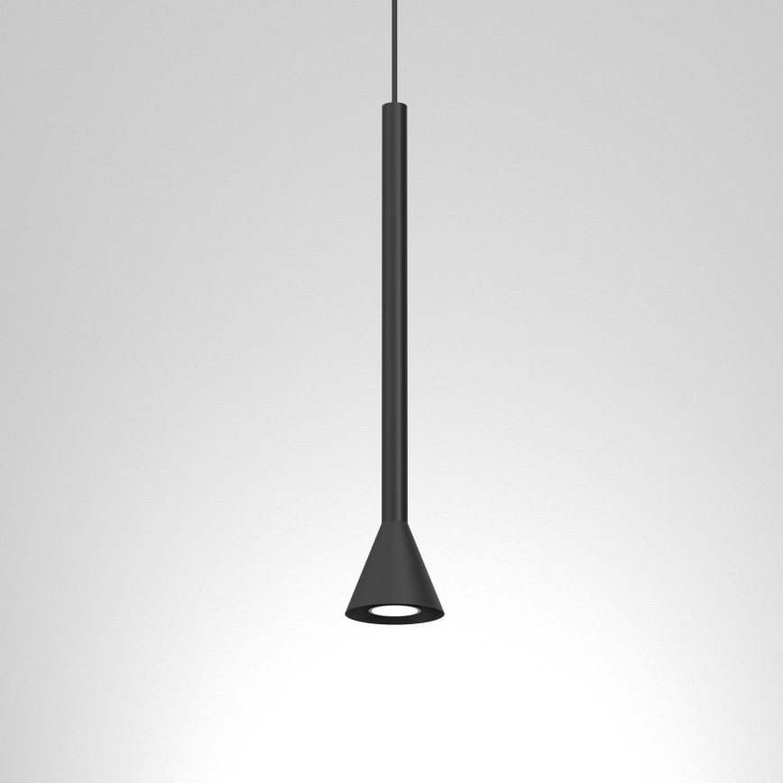 Luster na sajli MAZZO 1xGU10/8W/230V crna