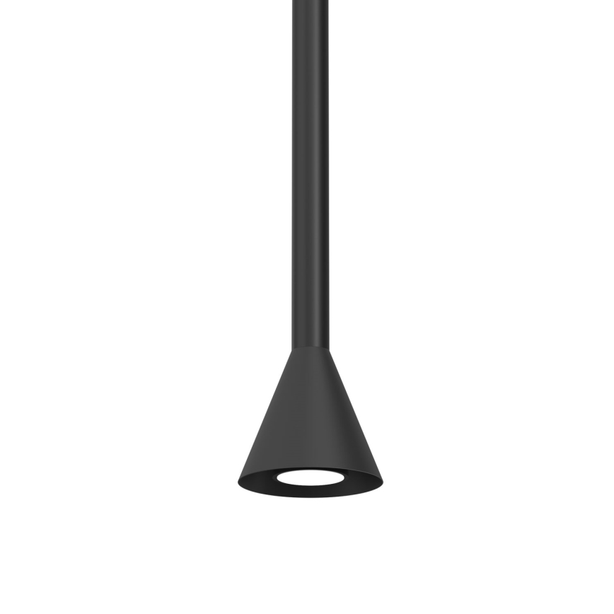 Luster na sajli MAZZO 1xGU10/8W/230V crna