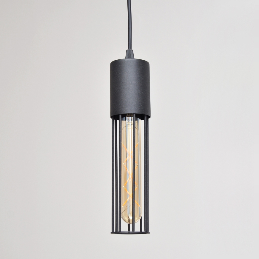 Luster na sajli MELODY 2xE27/15W/230V crna