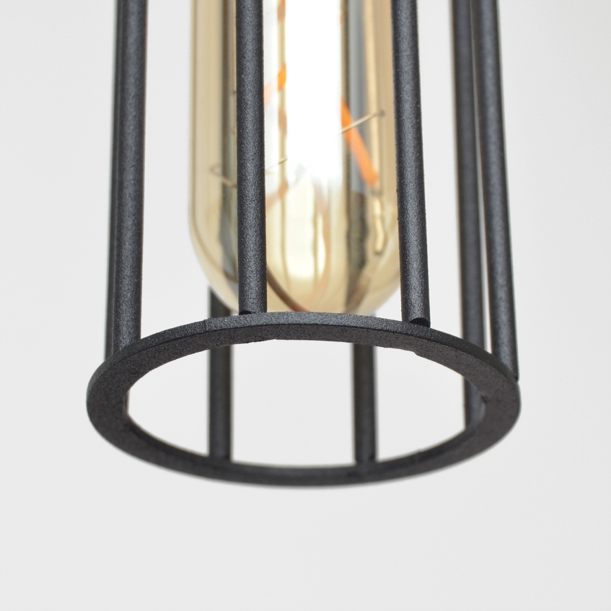 Luster na sajli MELODY 2xE27/15W/230V crna
