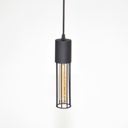 Luster na sajli MELODY 2xE27/15W/230V crna