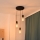 Luster na sajli MELODY 3xE27/15W/230V crna