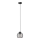 Luster na sajli MERCURE 1xE27/15W/230V pr. 16 cm crna