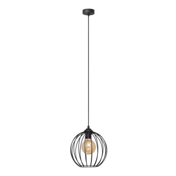 Luster na sajli MERCURE 1xE27/15W/230V pr. 24 cm crna