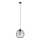 Luster na sajli MERCURE 1xE27/15W/230V pr. 24 cm crna