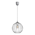 Luster na sajli MERCURE 1xE27/15W/230V siva
