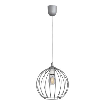 Luster na sajli MERCURE 1xE27/15W/230V siva