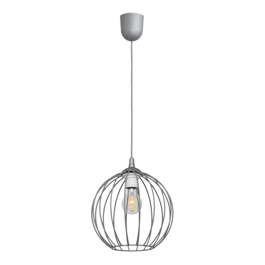 Luster na sajli MERCURE 1xE27/15W/230V siva
