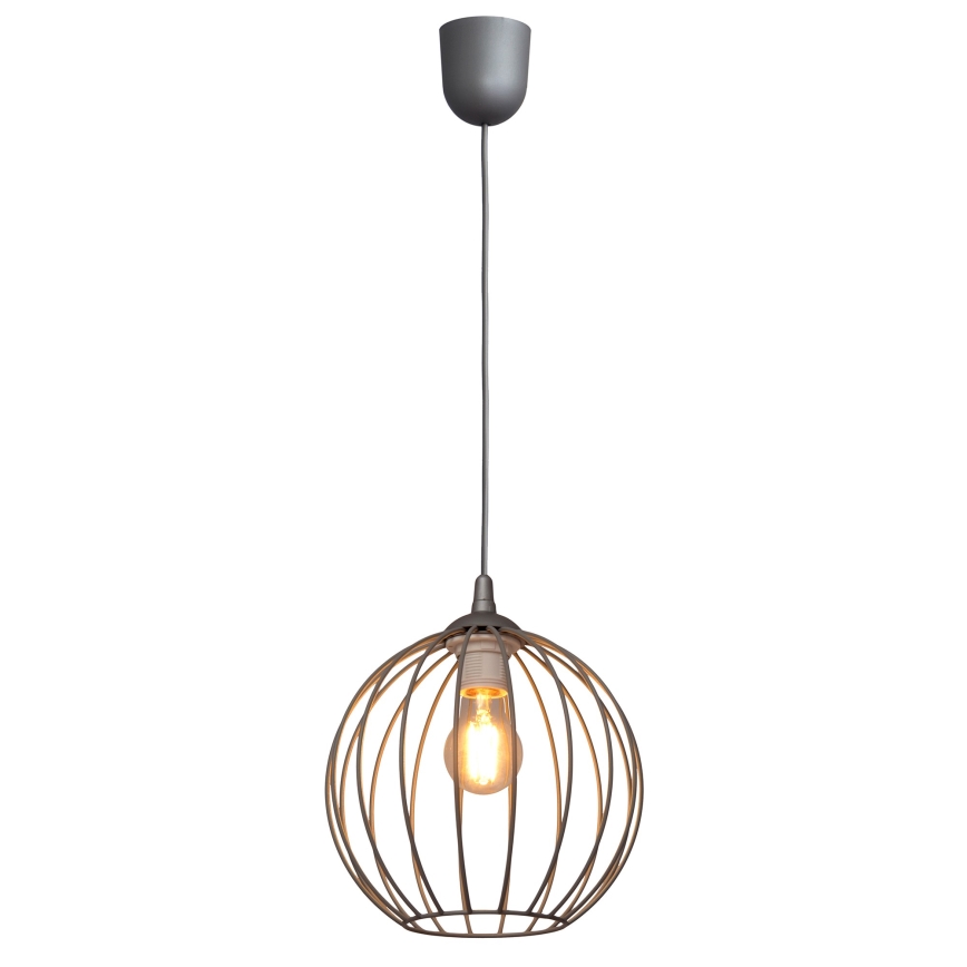 Luster na sajli MERCURE 1xE27/15W/230V siva