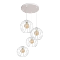 Luster na sajli MERCURE 4xE27/15W/230V bijela