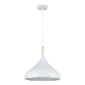 Luster na sajli MIKO 1xE27/60W/230V pr. 32 cm bijela