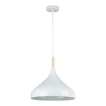 Luster na sajli MIKO 1xE27/60W/230V pr. 32 cm bijela