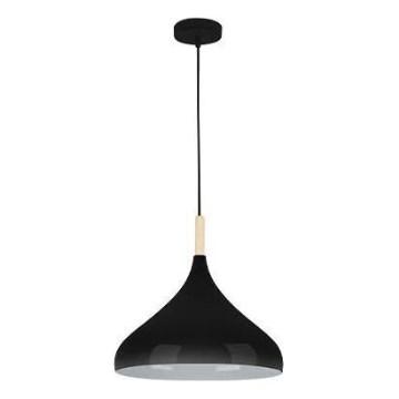 Luster na sajli MIKO 1xE27/60W/230V pr. 32 cm crna