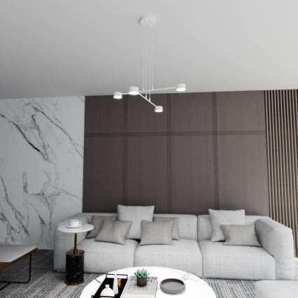 Luster na sajli MODUS 4xGX53/10W/230V bijela