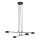 Luster na sajli MODUS 4xGX53/10W/230V crna