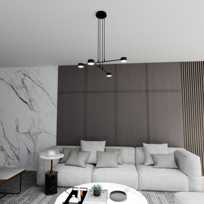 Luster na sajli MODUS 4xGX53/10W/230V crna