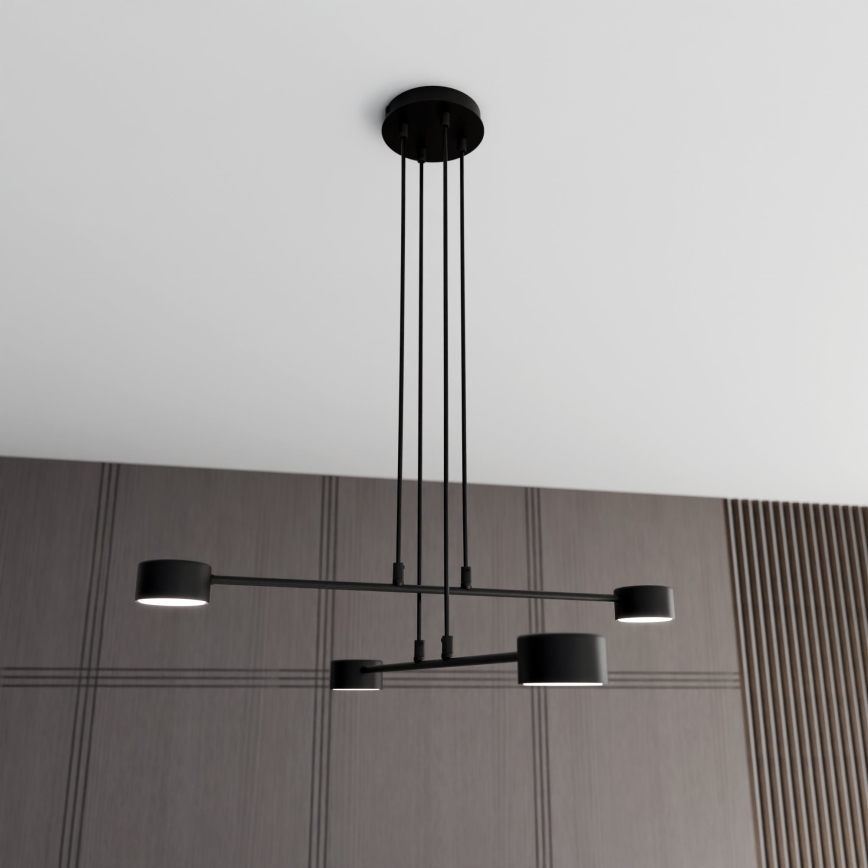 Luster na sajli MODUS 4xGX53/10W/230V crna