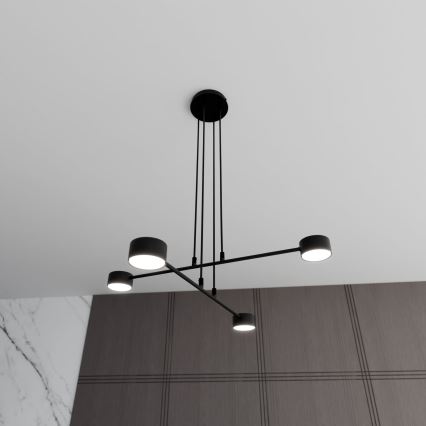 Luster na sajli MODUS 4xGX53/10W/230V crna