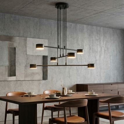 Luster na sajli MODUS 6xGX53/10W/230V crna