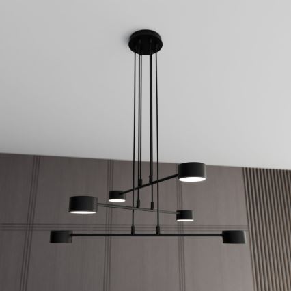 Luster na sajli MODUS 6xGX53/10W/230V crna