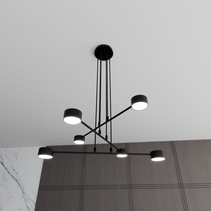 Luster na sajli MODUS 6xGX53/10W/230V crna