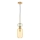 Luster na sajli MOLLY 1xE14/40W/230V pr. 12 cm zlatna/narančasta/zelena