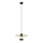 Luster na sajli MONTANA 1xE27/15W/230V pr. 30 cm zlatna/crna