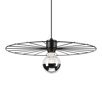 Luster na sajli MONTANA 1xE27/15W/230V pr. 45 cm crna