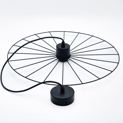 Luster na sajli MONTANA 1xE27/15W/230V pr. 45 cm crna