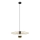 Luster na sajli MONTANA 1xE27/15W/230V pr. 45 cm zlatna/crna