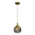 Luster na sajli MONTE 1xE27/60W/230V pr. 15 cm zlatna