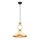 Luster na sajli MONZA 1xE27/40W/230V, promjer 30 cm, krem/brončana