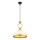 Luster na sajli MONZA 1xE27/40W/230V Ø 26 cm krem/brončana
