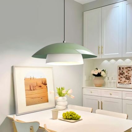 Luster na sajli MOONLIGH 1xE27/40W/230V zelena