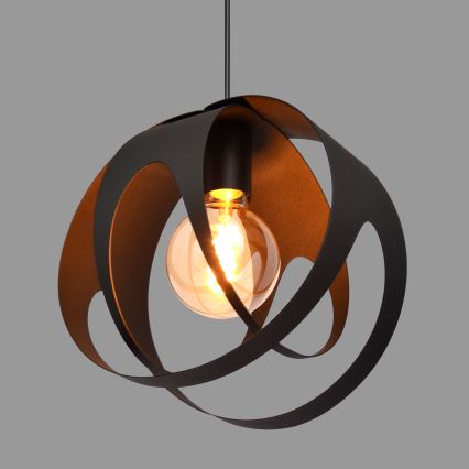 Luster na sajli MOONLIGHT 1xE27/15W/230V crna