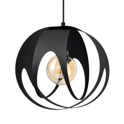 Luster na sajli MOONLIGHT 1xE27/15W/230V crna