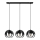 Luster na sajli MOONLIGHT 3xE27/15W/230V crna