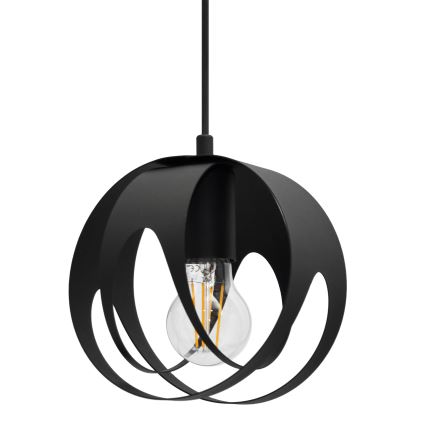 Luster na sajli MOONLIGHT 3xE27/15W/230V crna